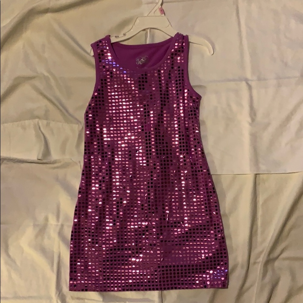 Justice sequin tunic dress